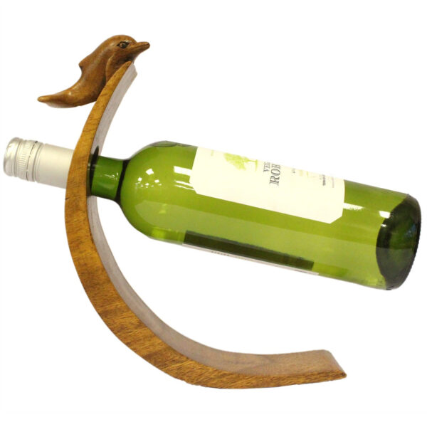 Second image of Soporte de Botellas de Vino - Delfín