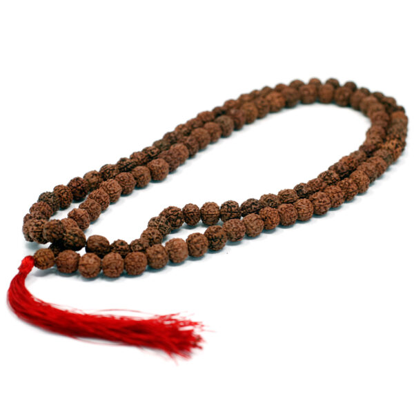 108 Rudraksha Japa Mala - Marron