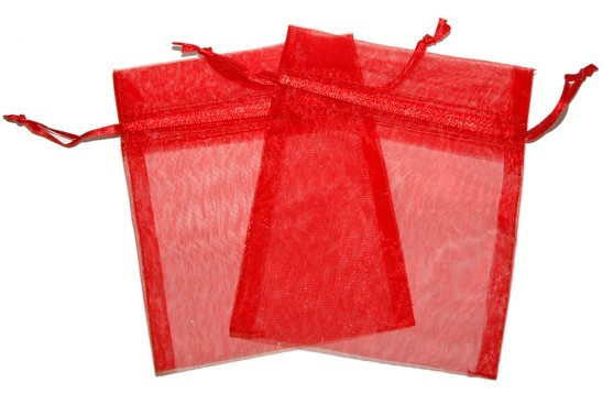 Bolsa de Organza - Rojo