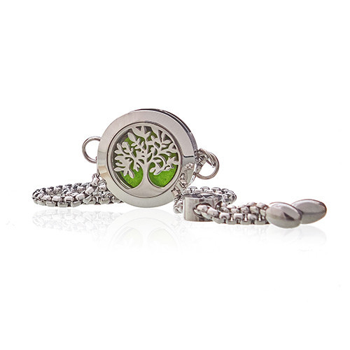 Pulsera de Cadena de Aromaterapia - Árbol de la Vida - 20mm