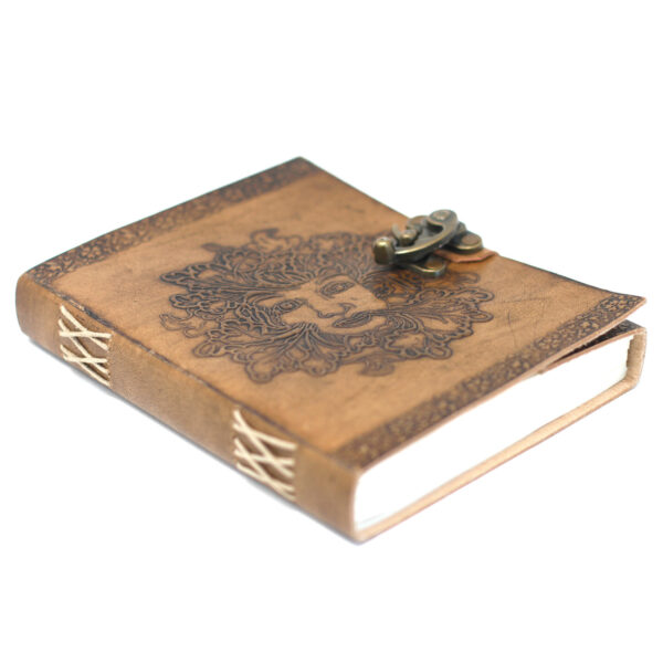 Leather Greenman Notebook (20x15 cm)