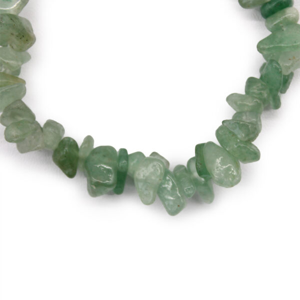 Second image of Pulsera Fragmentos de Piedras Preciosas - Aventurine Green