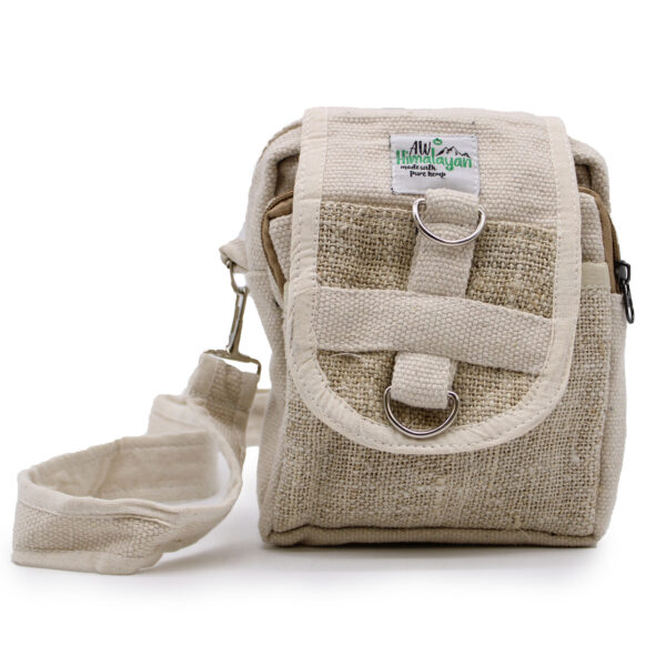 Bolsa de viaje Body-Cross de cáñamo y algodón natural