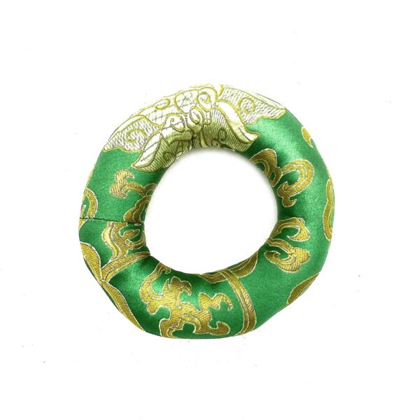 Cojín de aro de 10 cm (para cuenco tibetano de 12-14 cm) - Verde