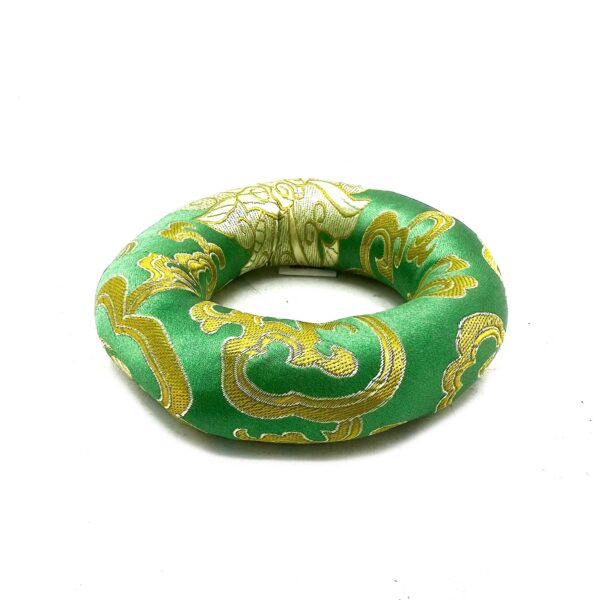 Second image of Cojín de aro de 10 cm (para cuenco tibetano de 12-14 cm) - Verde