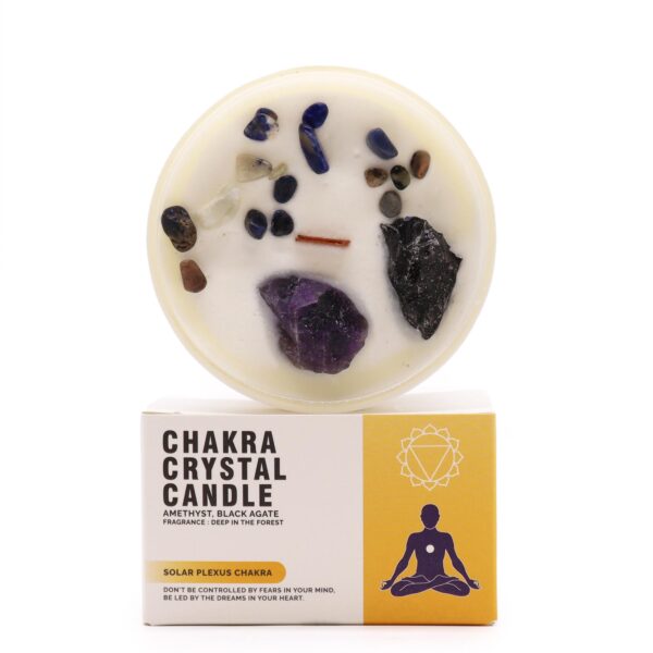 Second image of Velas de Cristal de Chakra  -Chakra del plexo solar