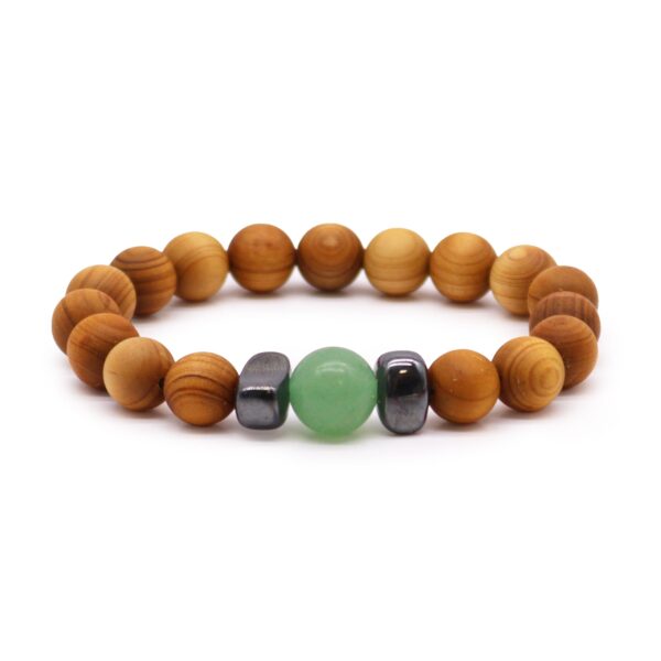 Pulsera de Cedro - Chakra Sacro - Cornalina