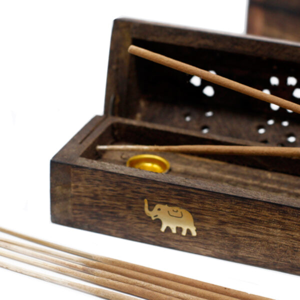 Second image of Smoke Boxes Natural Mango Wood