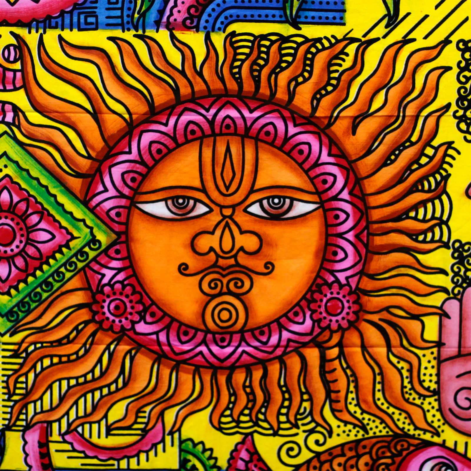 Second image of Arte de Pared de Algodón - Sol