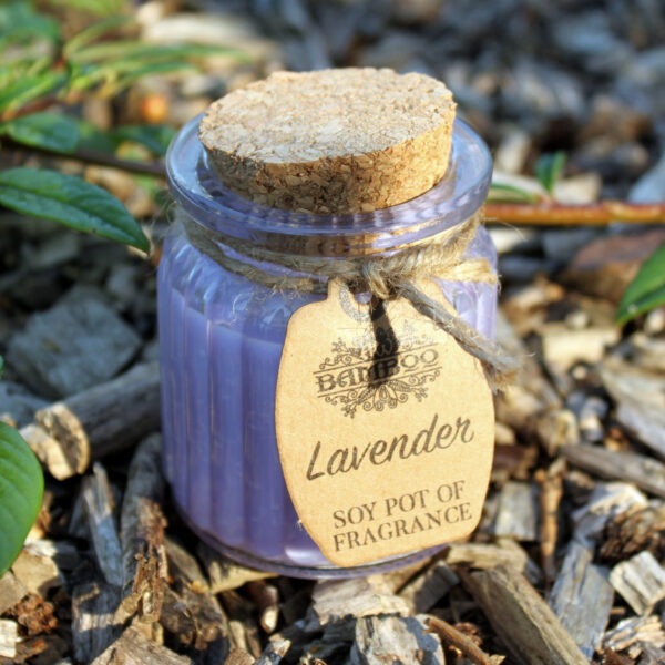 Second image of Vela de Cera de Soja Tarro - Lavanda
