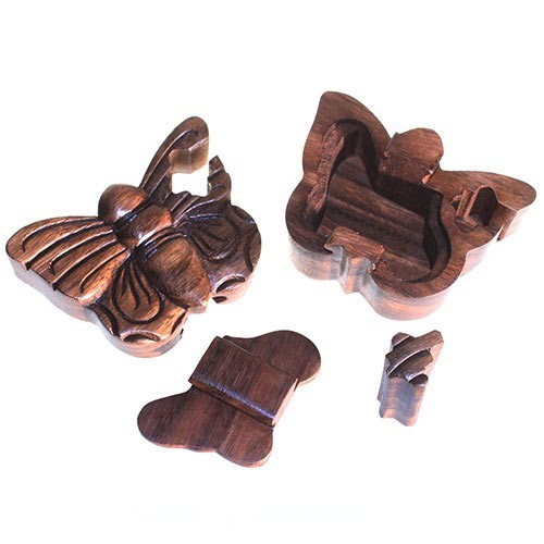 Second image of Caja mágica de Bali - Mariposa