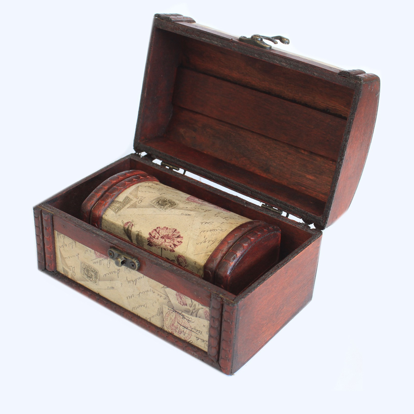 Second image of Juegos de 2 cajas coloniales - Rose Design
