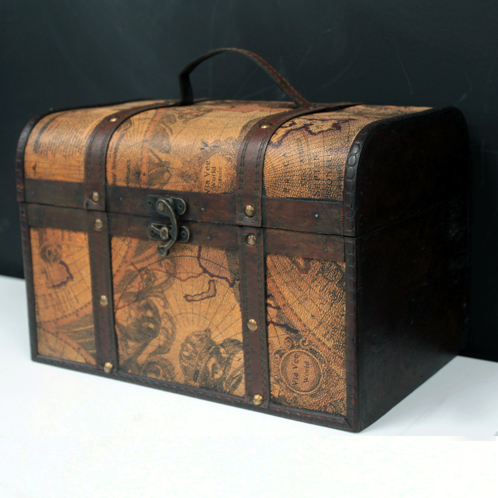 Second image of Cofre de Mapa Antiguo - Juego de 3