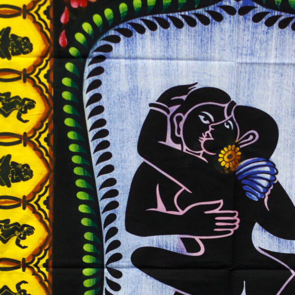 Second image of Arte de Pared de Algodón - Kamasutra