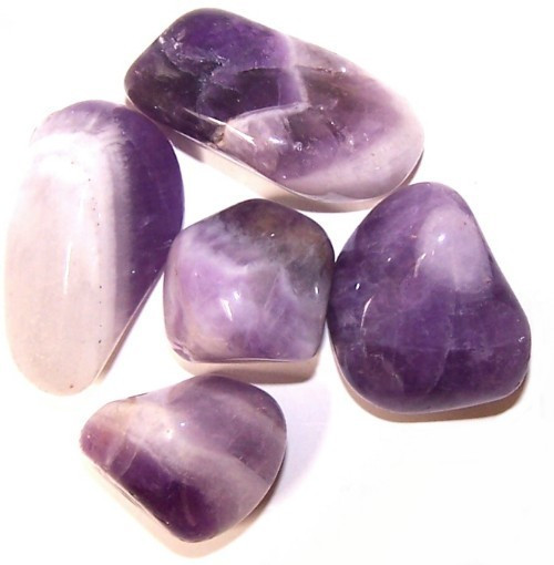 L Tumble Stones - Amatista vetada
