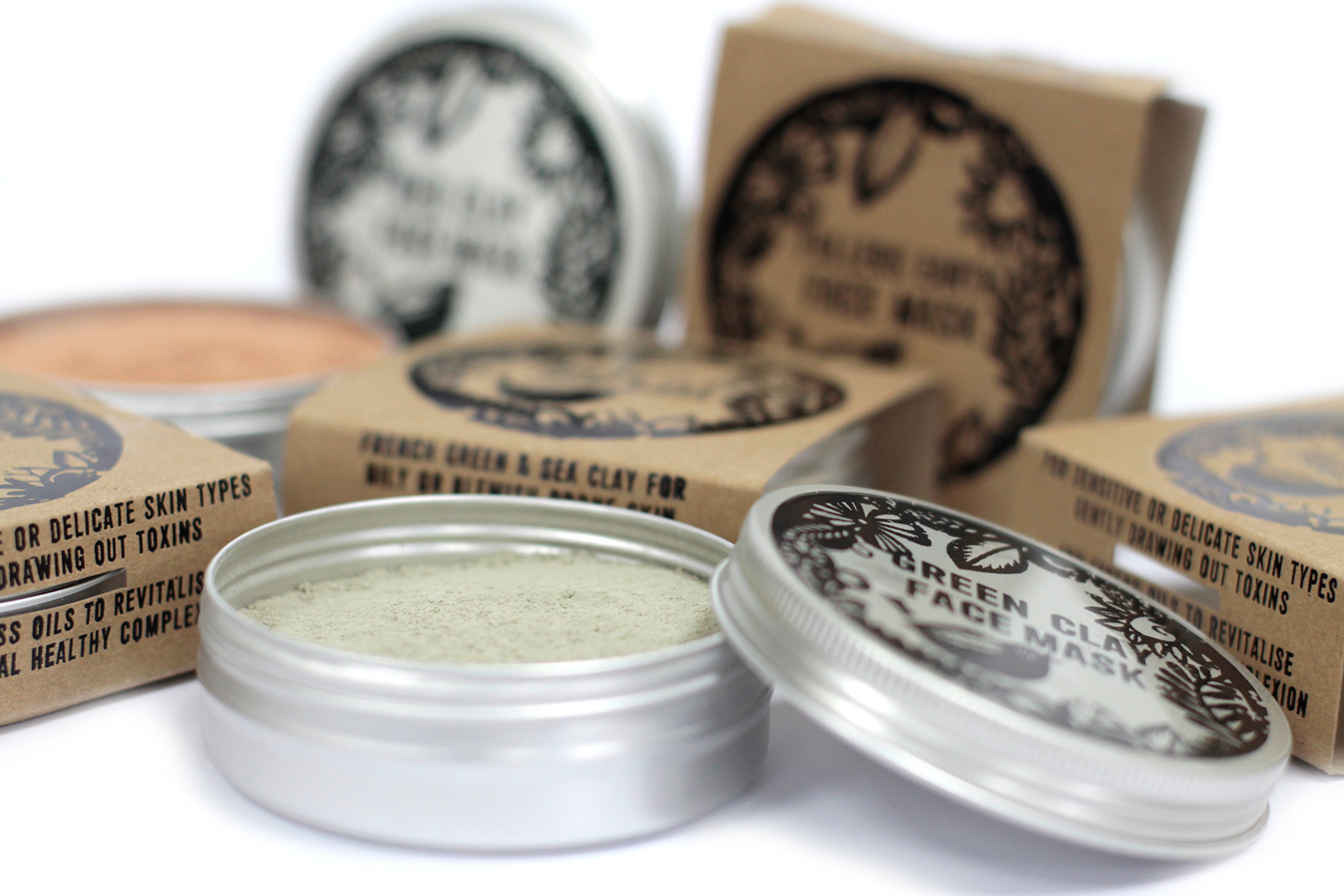Second image of Mascarilla facial de arcilla verde 80g