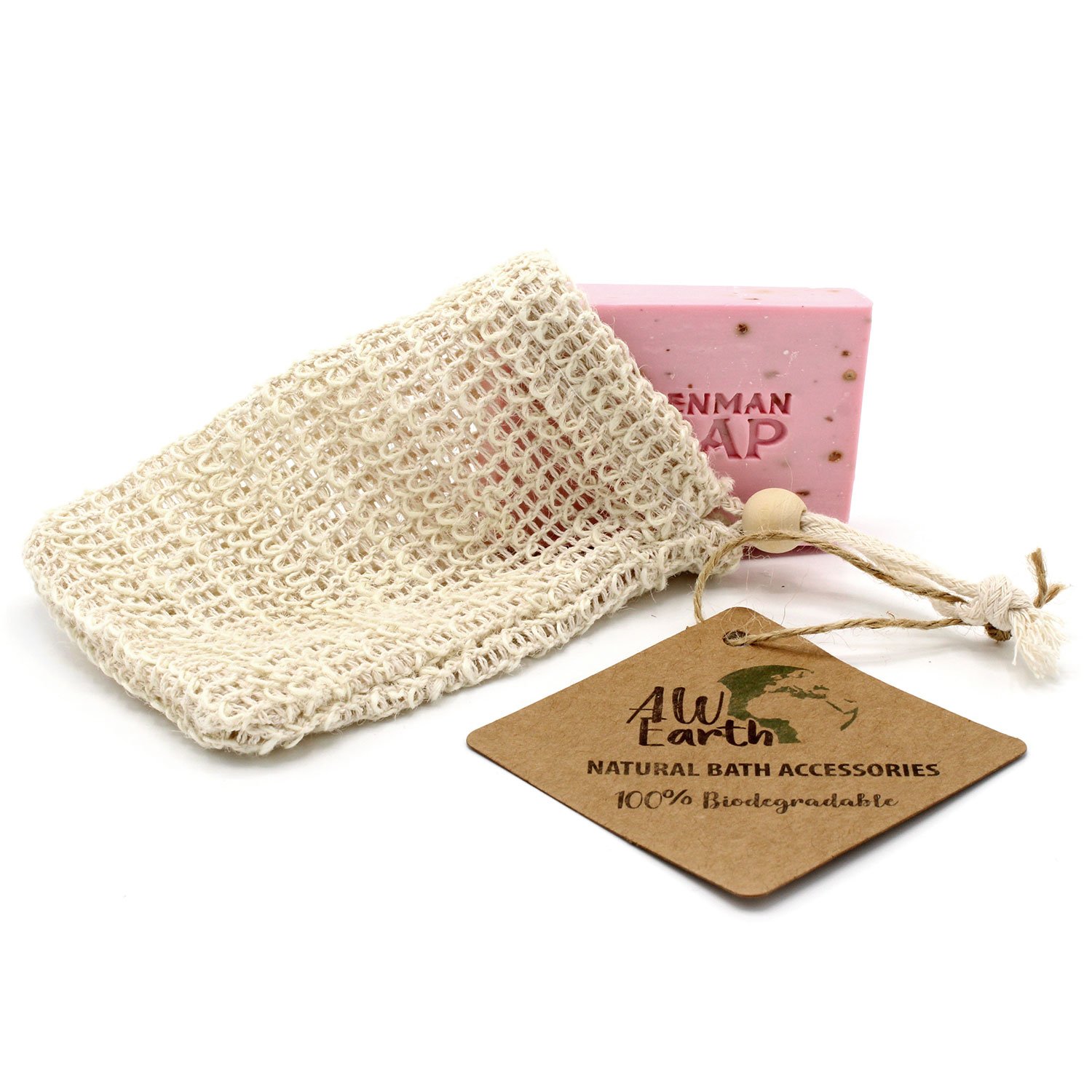 Second image of Bolsa de jabón natural - Yute lavado