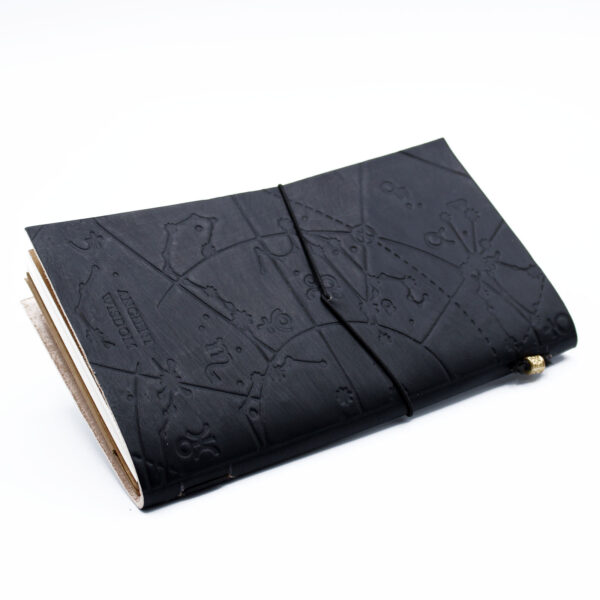 Second image of Diario de Cuero - My Little Black Book - Negro (80 pagínas)