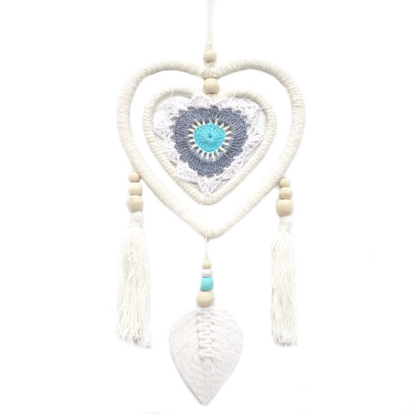 Second image of Atrapasueños - Corazón Azúl Mediano