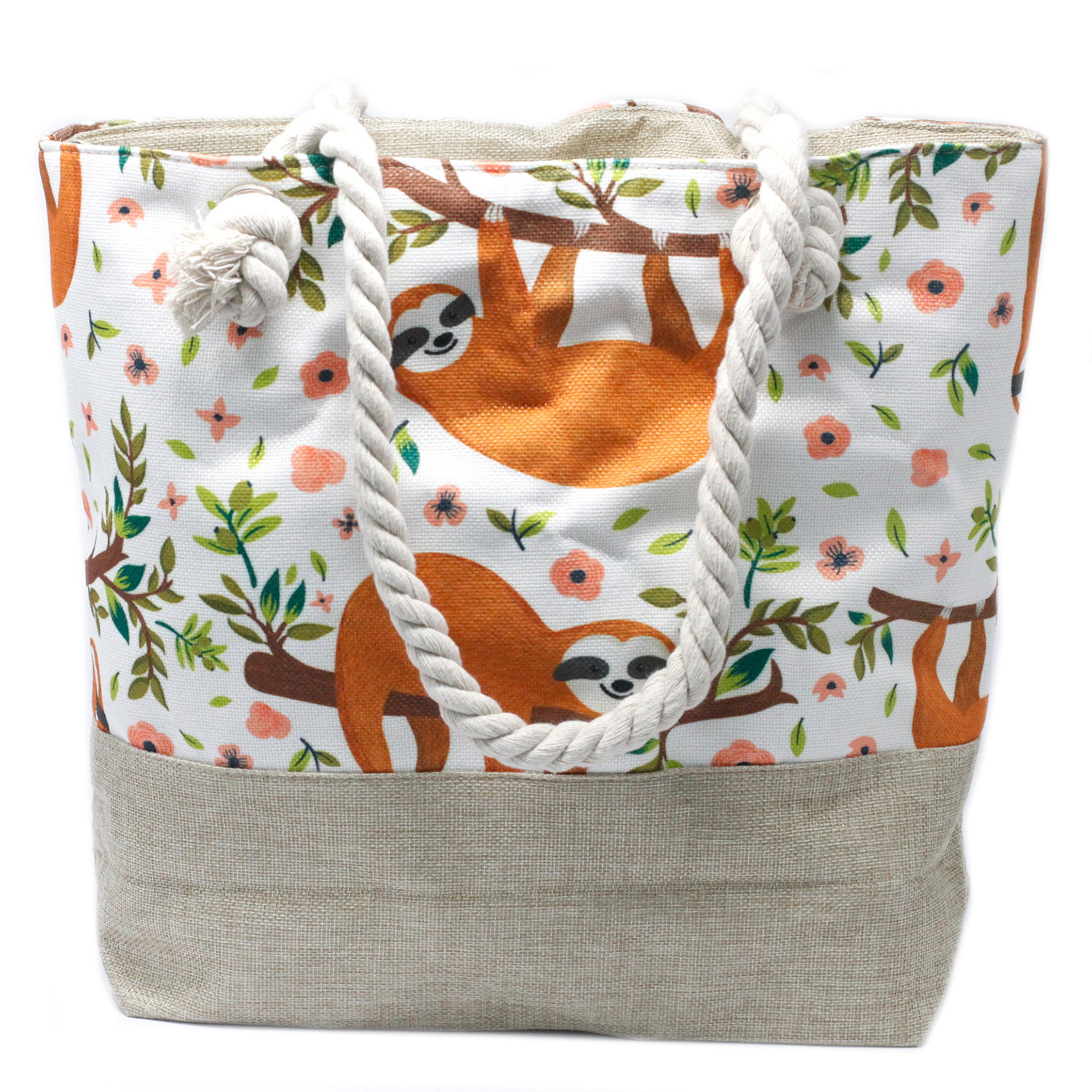 Second image of Bolso shopper con asa de cuerda - Perezosos