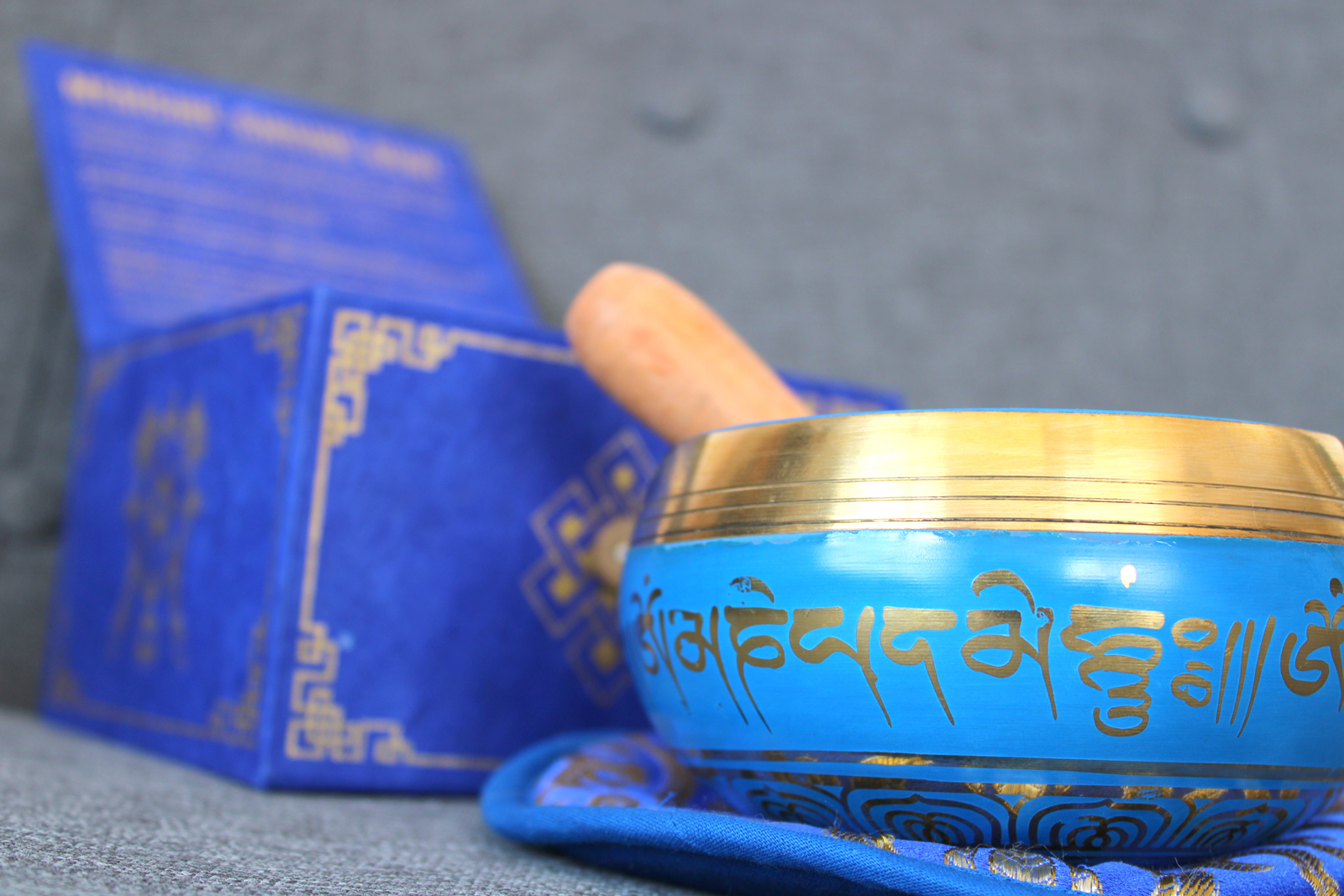 Second image of Cuenco tibetano set - Medicina Buda 10cm (min 500gm)
