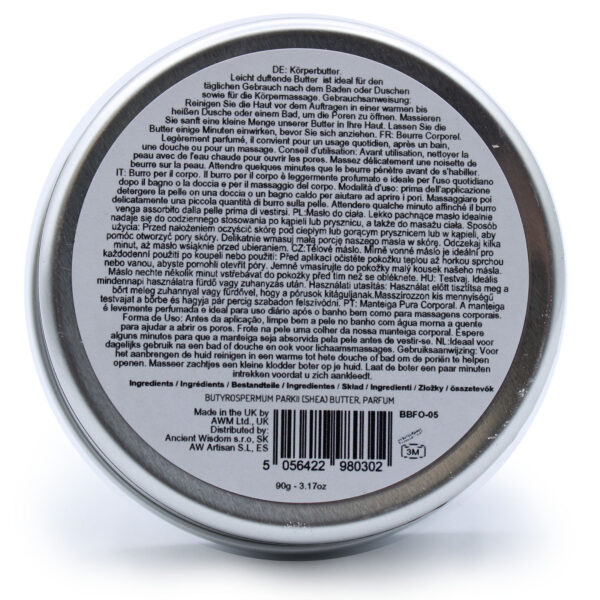 Second image of Manteca Corporal de Karité Perfumada 90g - Fresa