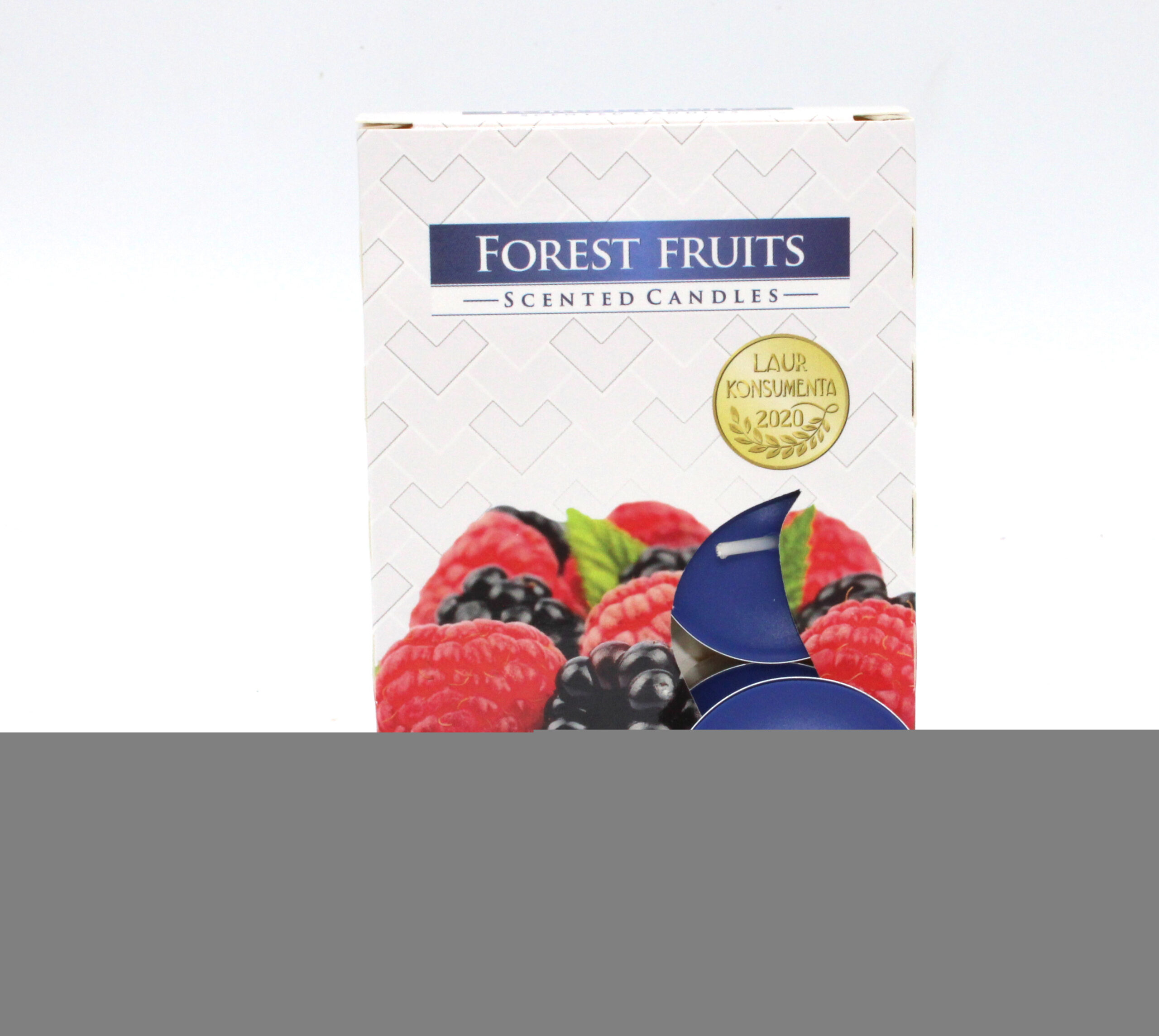 1x Set de 6 Velas de Té Perfumadas - Frutas del Bosque