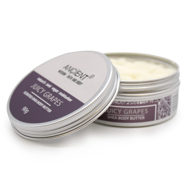 Second image of Manteca Corporal de Karité Perfumada 90g - Uvas