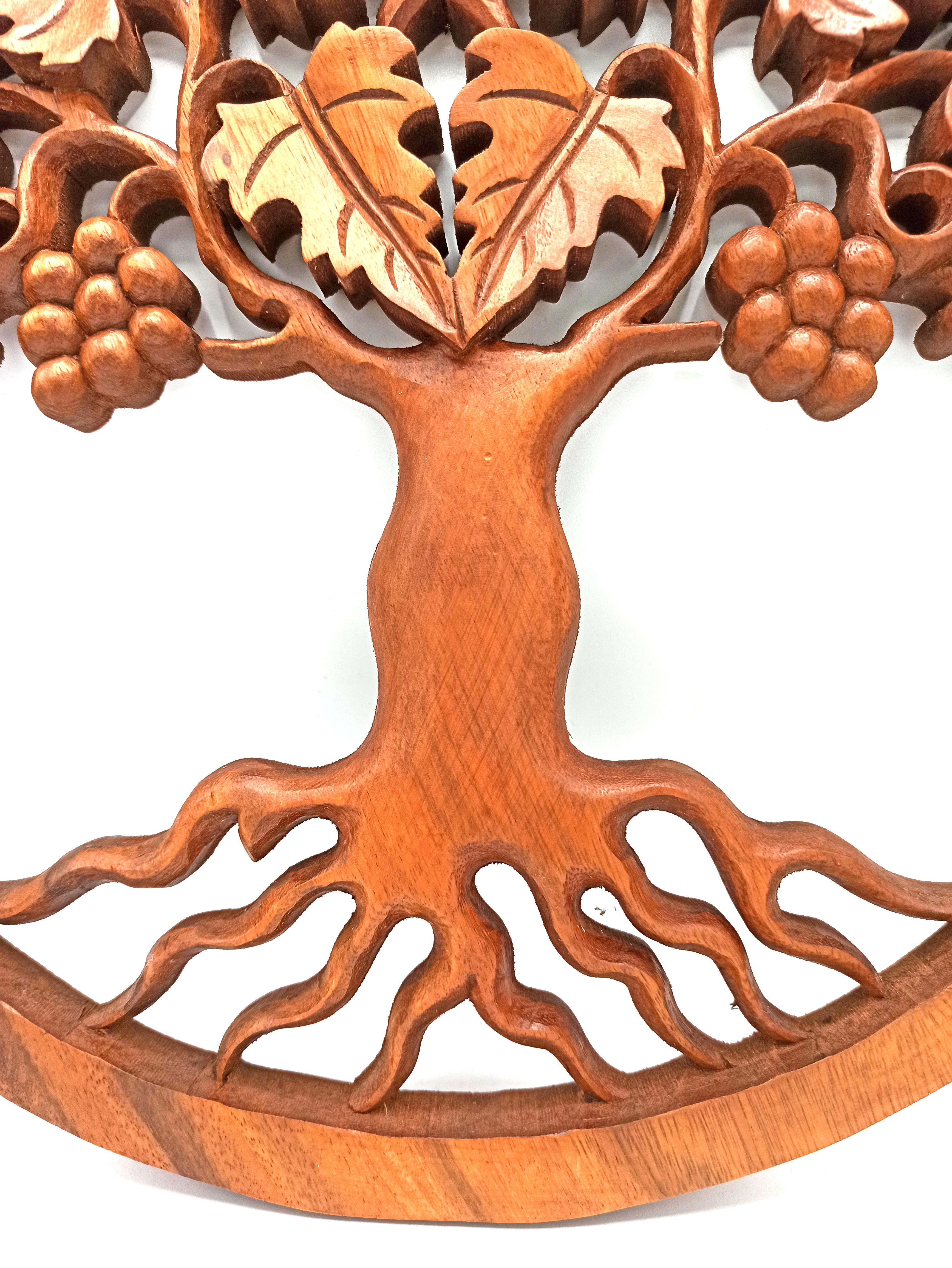 Second image of Panel de madera - Árbol de la vida de Uva - 40cm