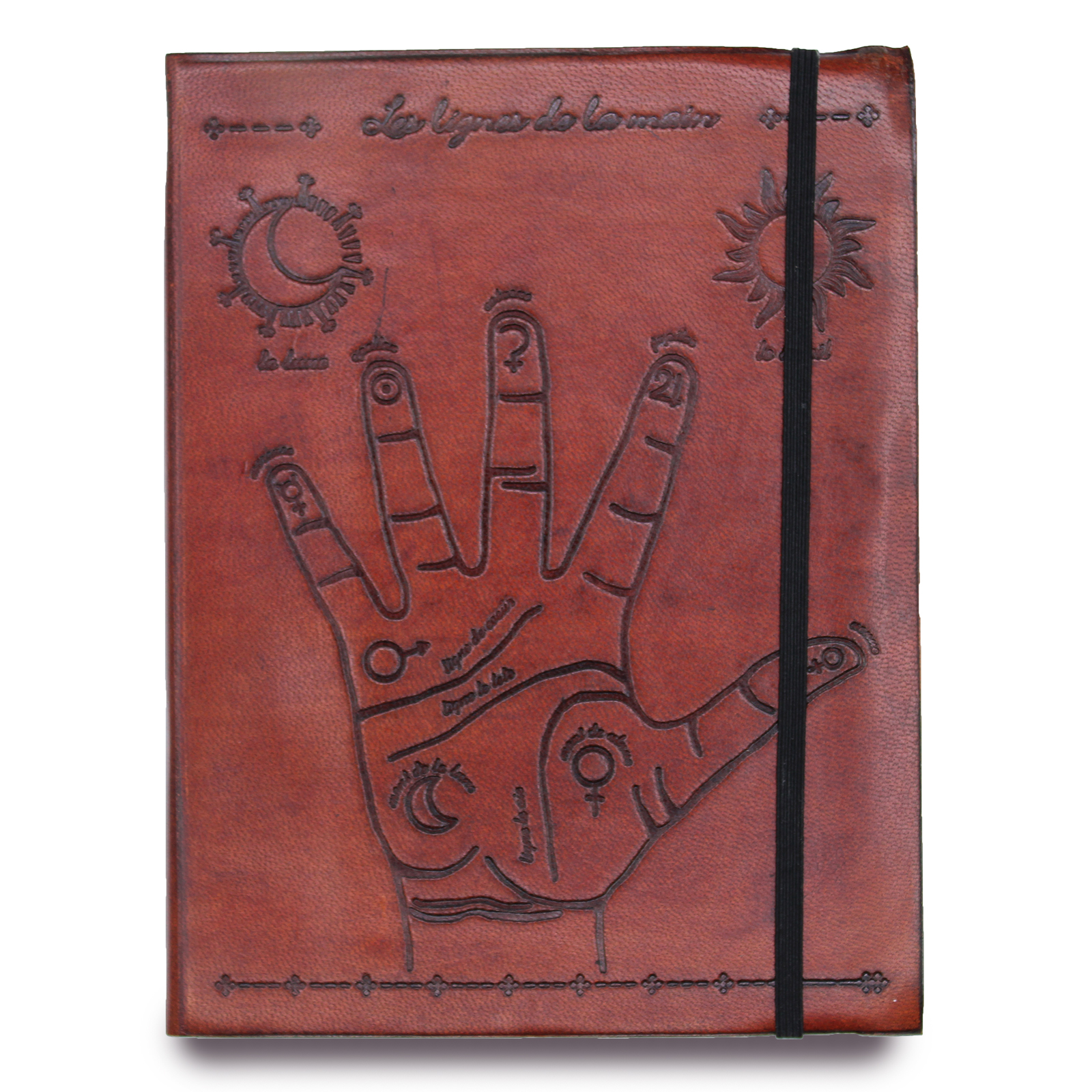 Second image of Cuaderno mediana con elástico - Quiromancia