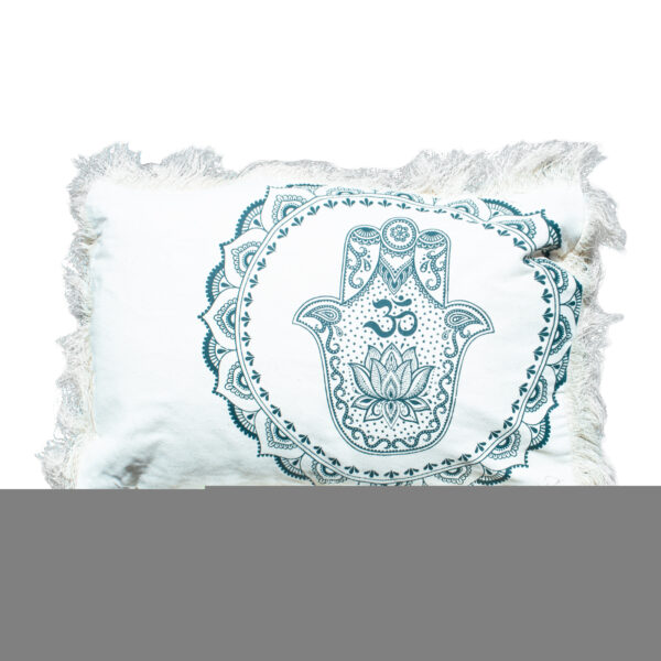 Cojín Hamsa Mandala - 30x50cm - verde