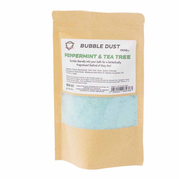 Second image of Polvo de Baño de Menta y Árbol del Té 190g