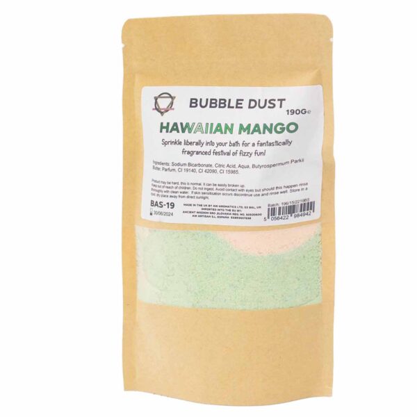 Second image of Polvo de Baño de Mango Hawaiano 190gr