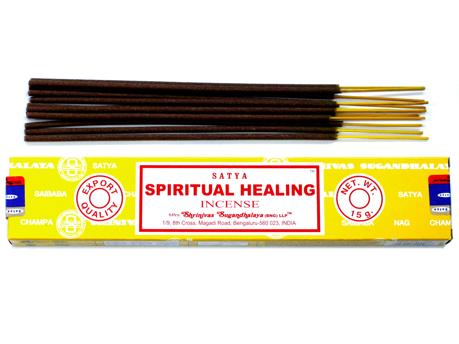 Second image of Varillas de Incienso Satya 15gm - Sanación espiritual