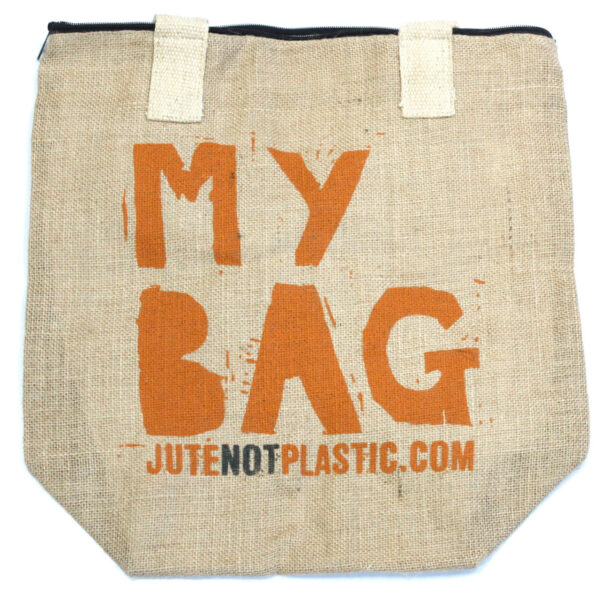 Second image of Bolso de yute ecológico - Mi bolsa - (4 diseños surtidos)