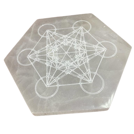Second image of Placa de Carga Hexagonal 18cm - Dirección y Decisión