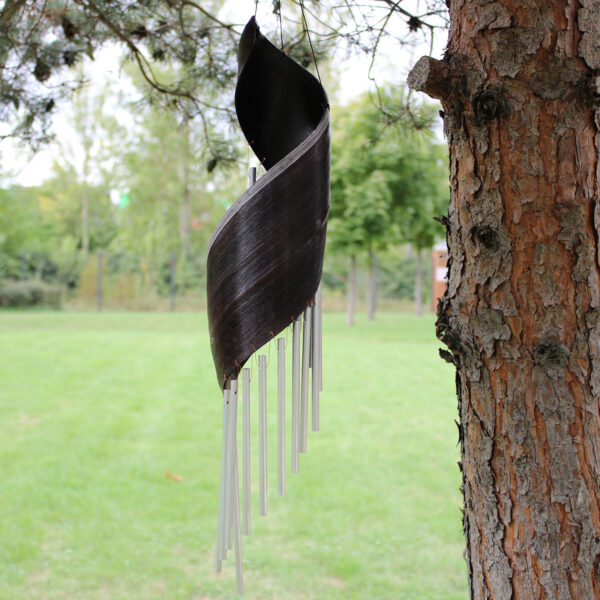 Second image of Campanillas de viento de hoja de coco - Chocolate