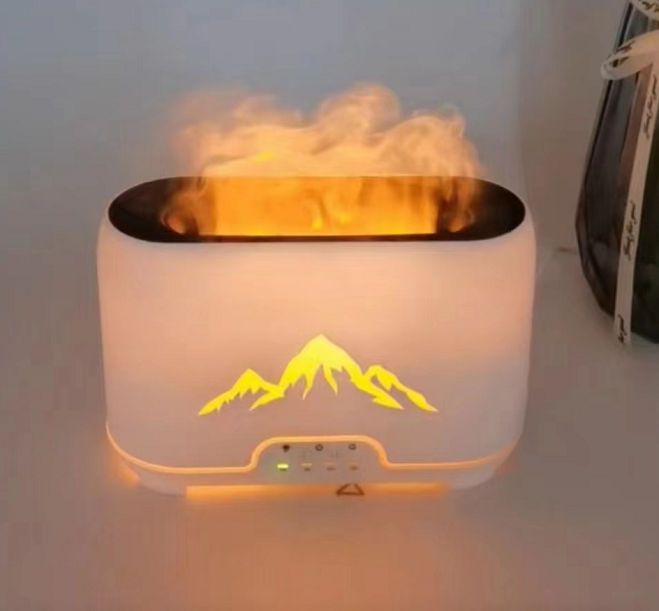 Second image of Difusor de aroma Himalayas - USB-C - Mando a distancia - Efecto llama