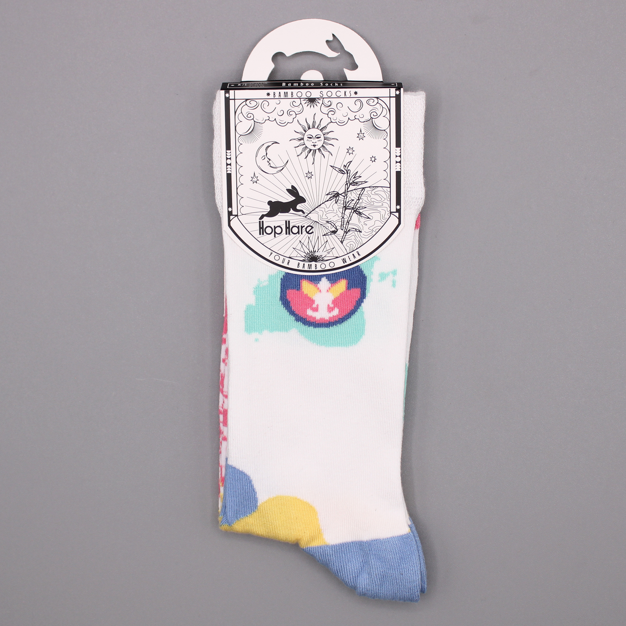 Second image of Calcetines de bambú Hop Hare (S/M) - Meditación