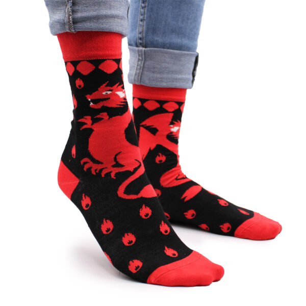 Second image of Calcetines Hop Hare (41-46) - Dragones Rojos