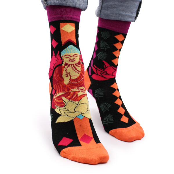 Second image of Calcetines Hop Hare (41-46) - Buda Rosa y Loto