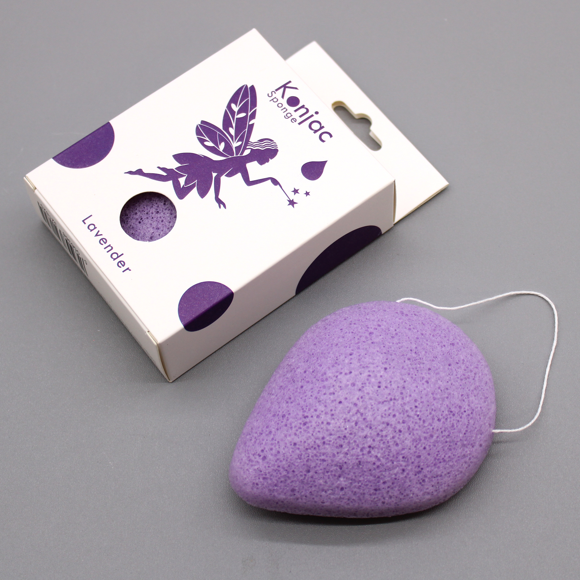 Second image of Esponja Facial Konjac - Lavanda - Calmante