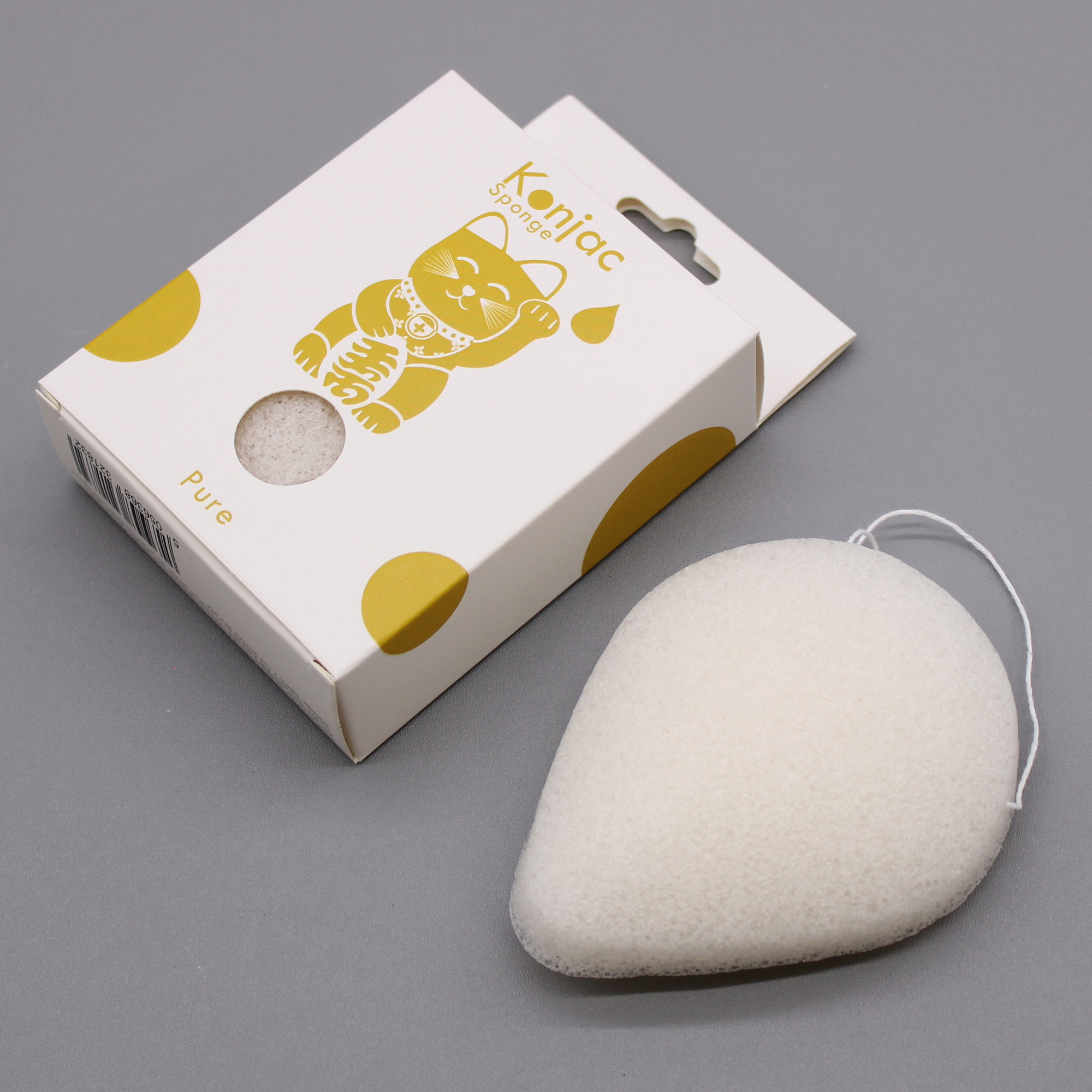 Second image of Esponja Facial Konjac - Natural - Pieles Sensibles