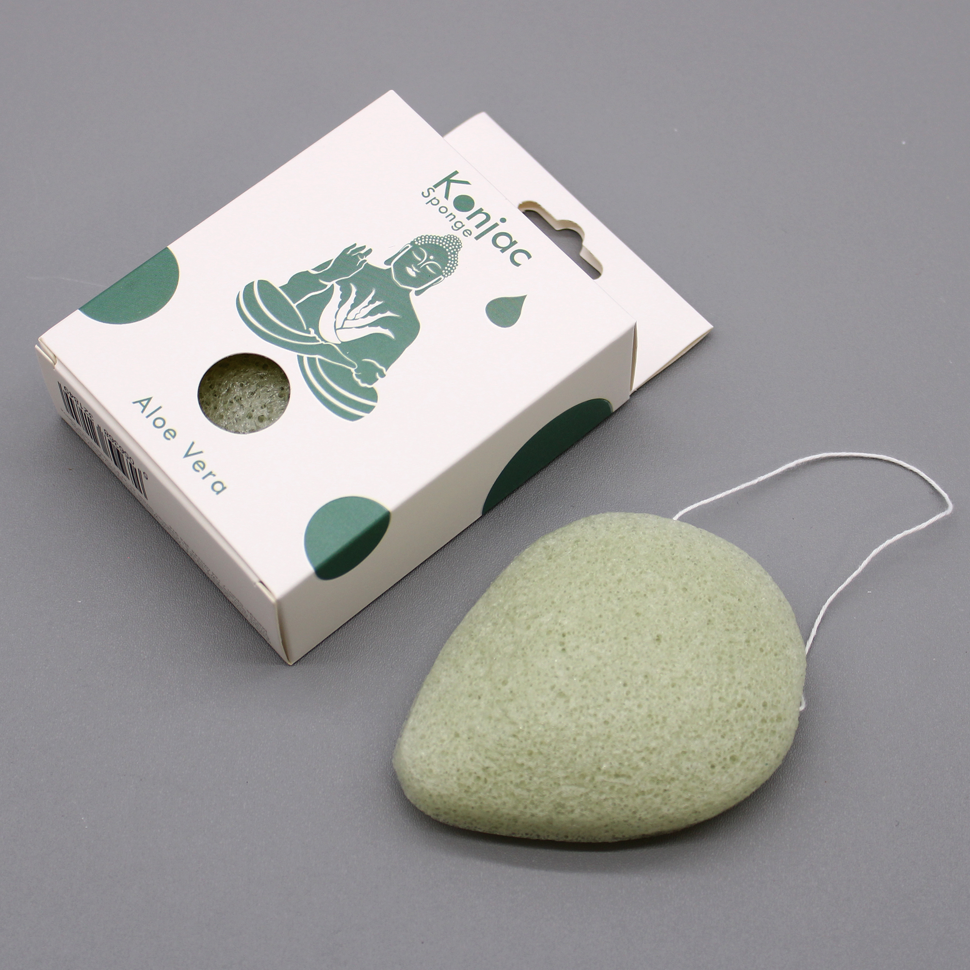 Second image of Esponja Facial Konjac - Aloe Vera - Cicatrizante