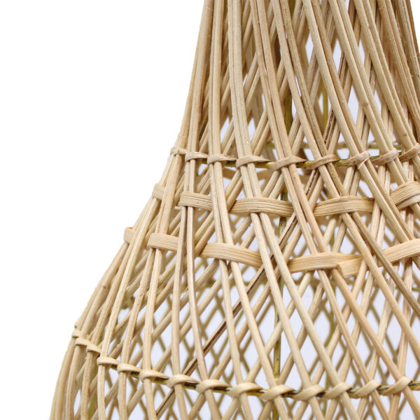 Second image of Lampara de Mesa de Ratán - Natural