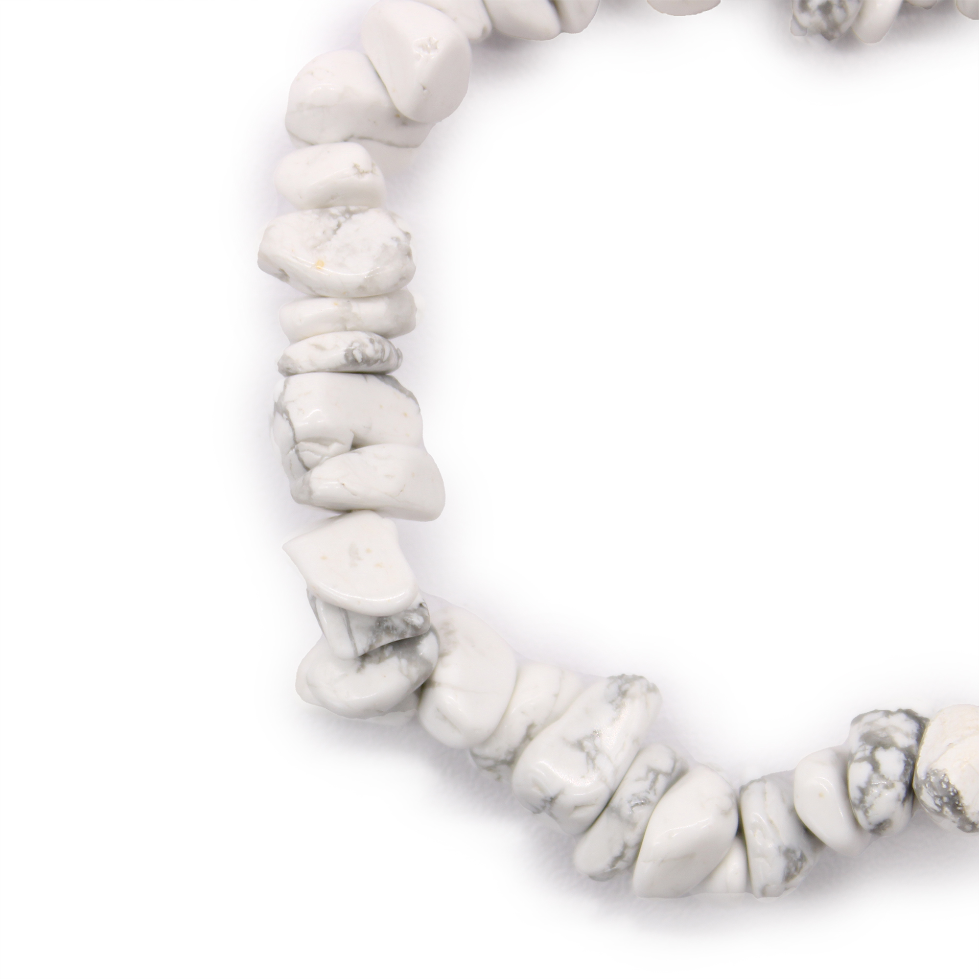 Second image of Pulsera Fragmentos de Piedras Preciosas - Jaspe blanco