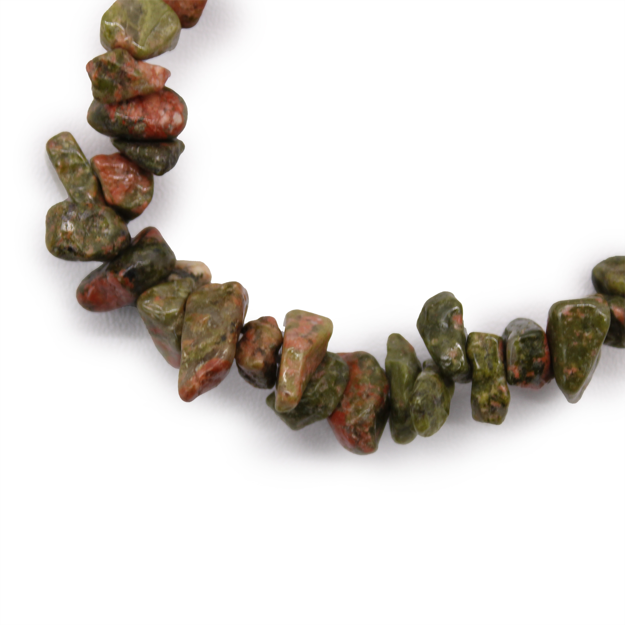 Second image of Pulsera Fragmentos de Piedras Preciosas - Jaspe verde