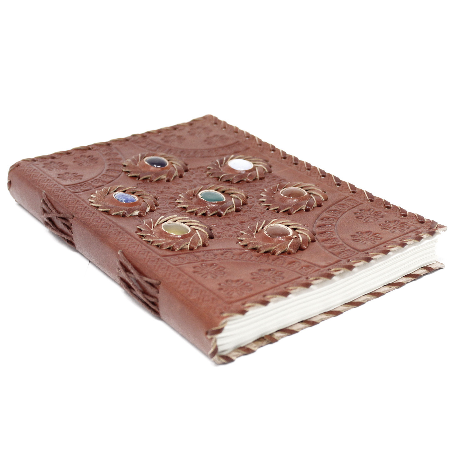 Second image of Cuaderno de cuero Piedra Sackra
