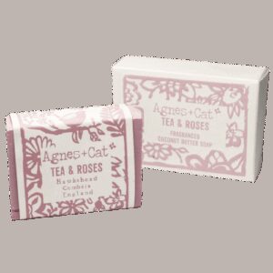 Jabón Artesanal de 140g - Té y Rosas
