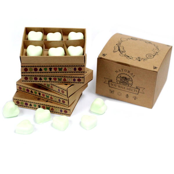 Second image of Caja de 6 ceras de Soja - manzana especiada